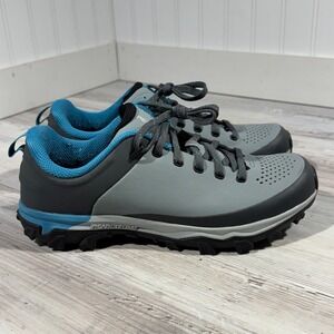 Pearl Izumi X-Alp Peak Shoes Women's Sz 8 Cycling Sneakers Lace-Up Gray Vibram